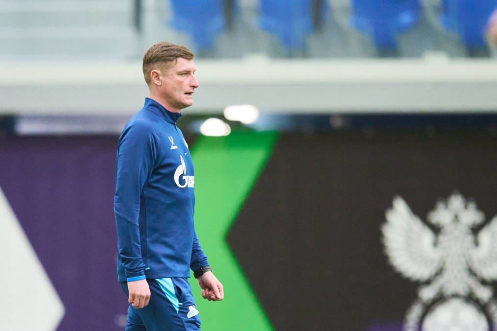 Тренировка «Зенита»-2 в Новом манеже