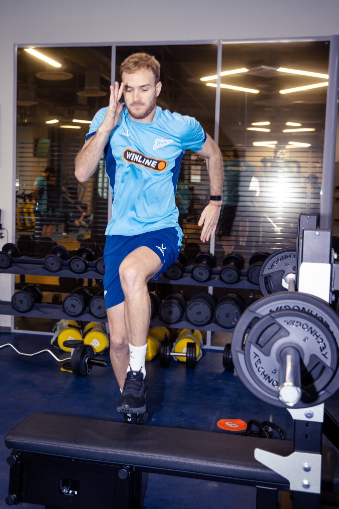 Тренировка «Зенита» перед матчем с «Пари НН»