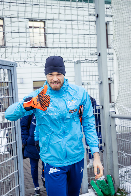 Тренировка «Зенита» перед матчем с «Пари НН»