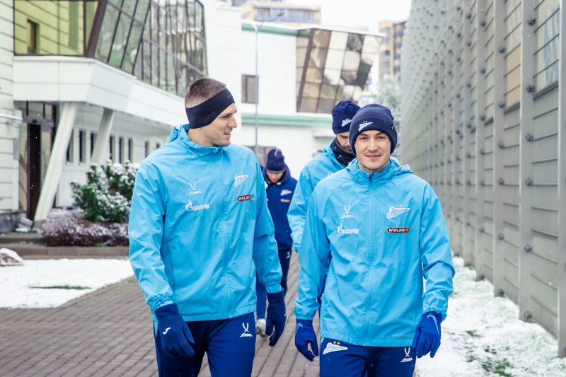 Тренировка «Зенита» перед матчем с «Пари НН»