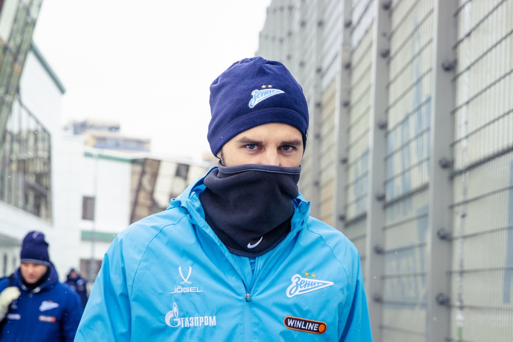 Тренировка «Зенита» перед матчем с «Пари НН»