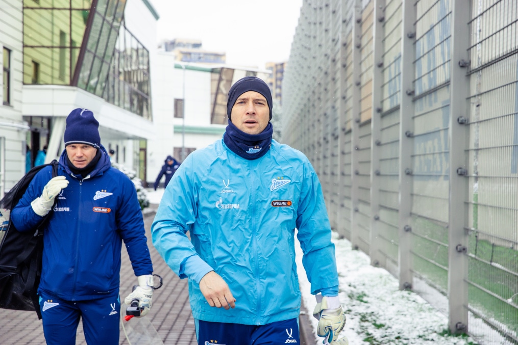 Тренировка «Зенита» перед матчем с «Пари НН»