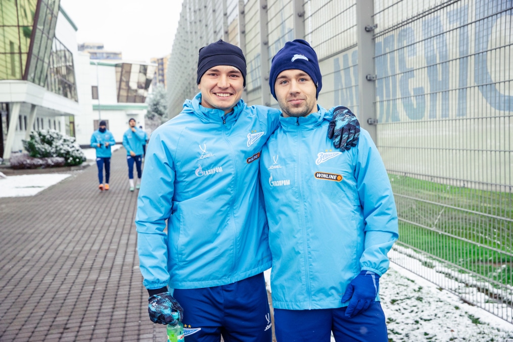 Тренировка «Зенита» перед матчем с «Пари НН»