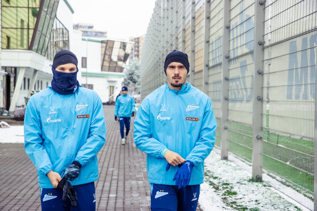 Тренировка «Зенита» перед матчем с «Пари НН»