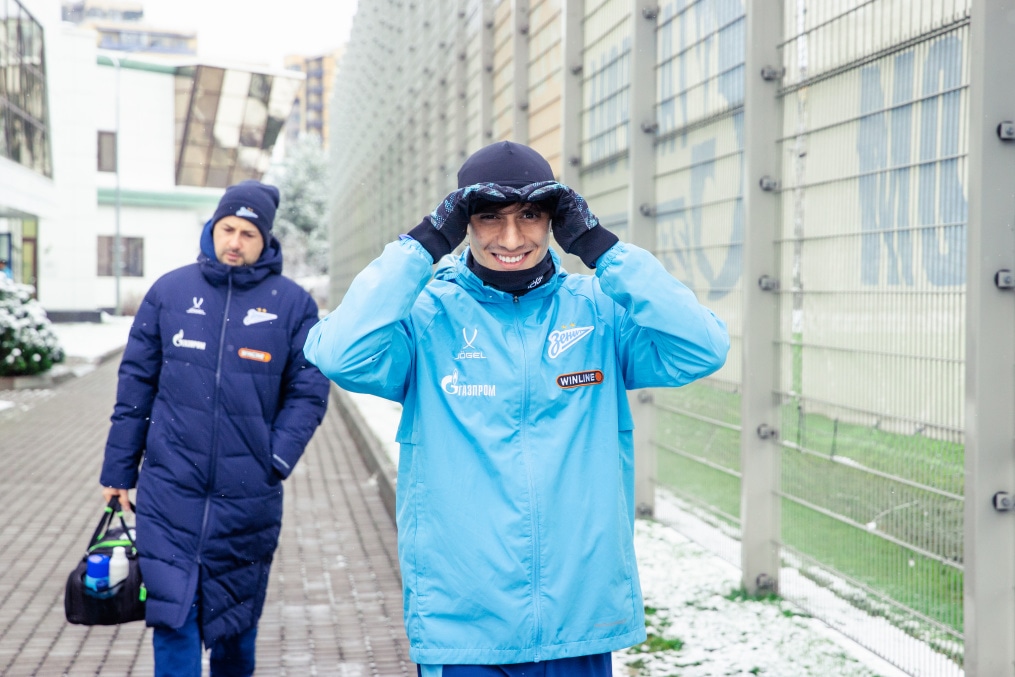 Тренировка «Зенита» перед матчем с «Пари НН»