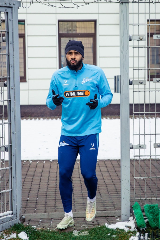 Тренировка «Зенита» перед матчем с «Пари НН»