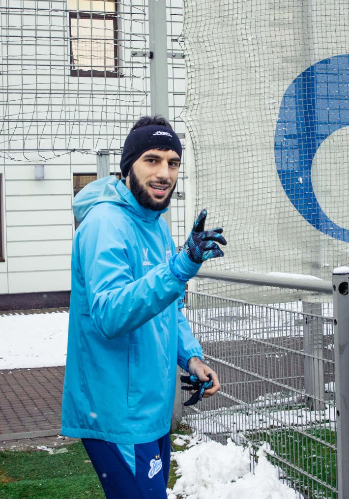 Тренировка «Зенита» перед матчем с «Пари НН»