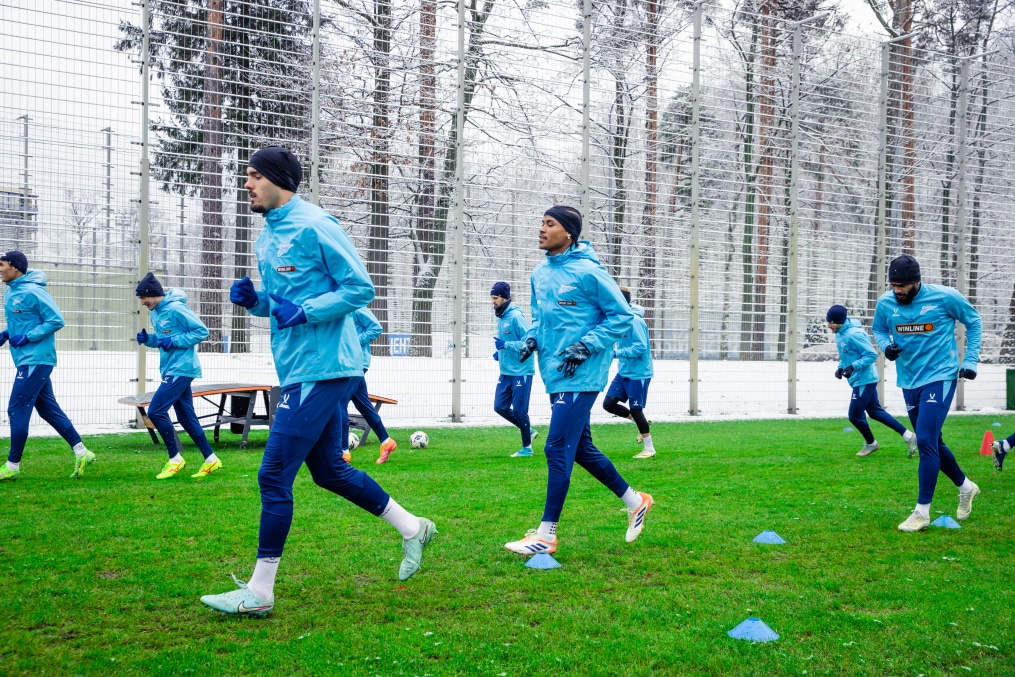 Тренировка «Зенита» перед матчем с «Пари НН»