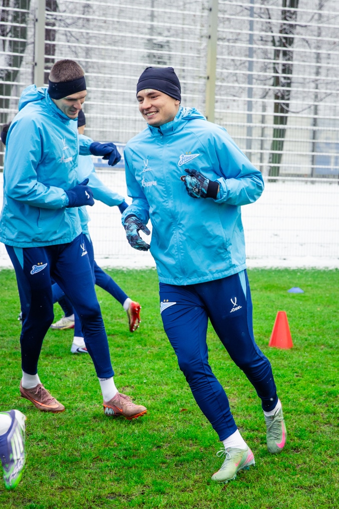 Тренировка «Зенита» перед матчем с «Пари НН»