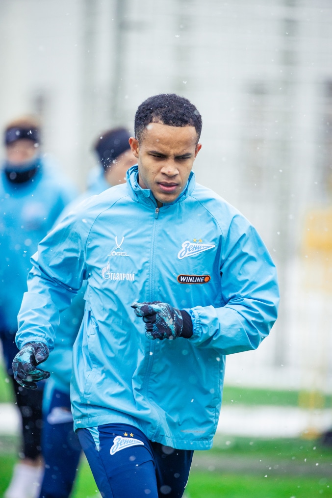 Тренировка «Зенита» перед матчем с «Пари НН»