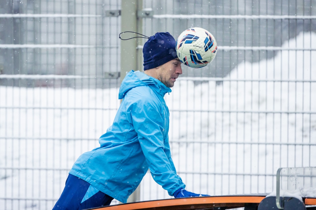 Тренировка «Зенита» перед матчем с «Пари НН»