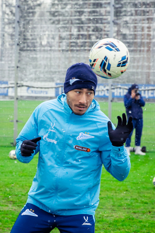 Тренировка «Зенита» перед матчем с «Пари НН»