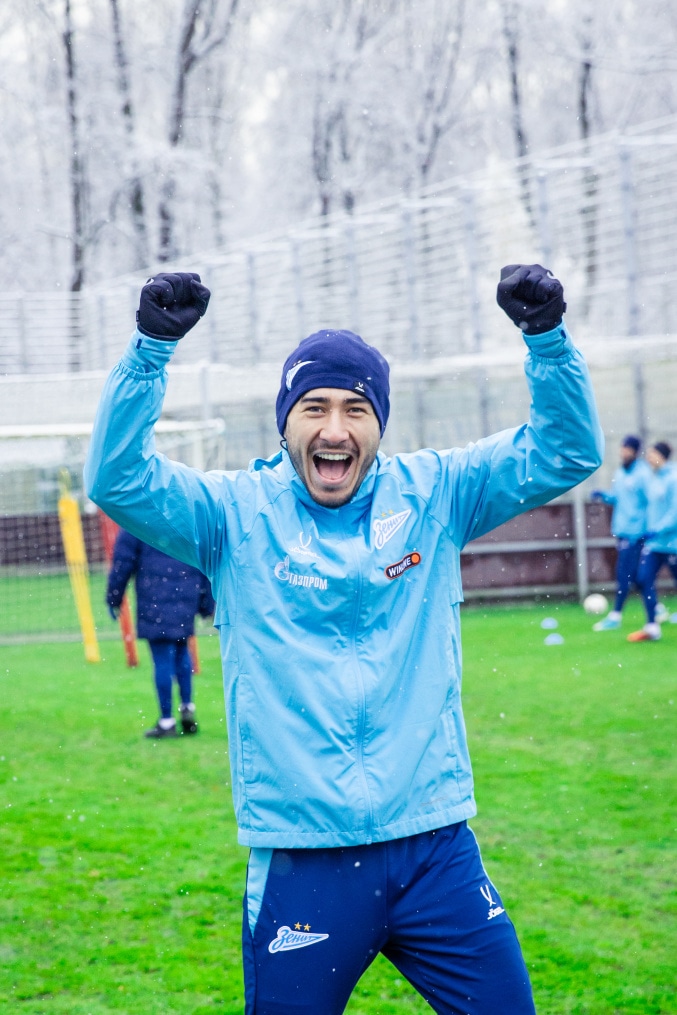 Тренировка «Зенита» перед матчем с «Пари НН»