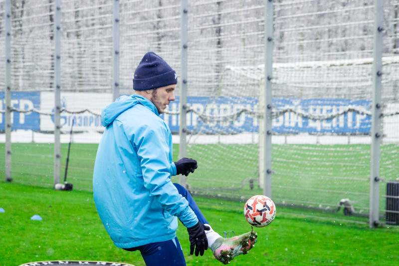 Тренировка «Зенита» перед матчем с «Пари НН»