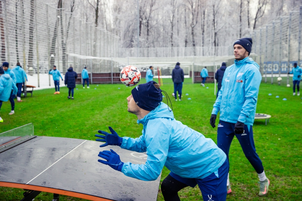 Тренировка «Зенита» перед матчем с «Пари НН»