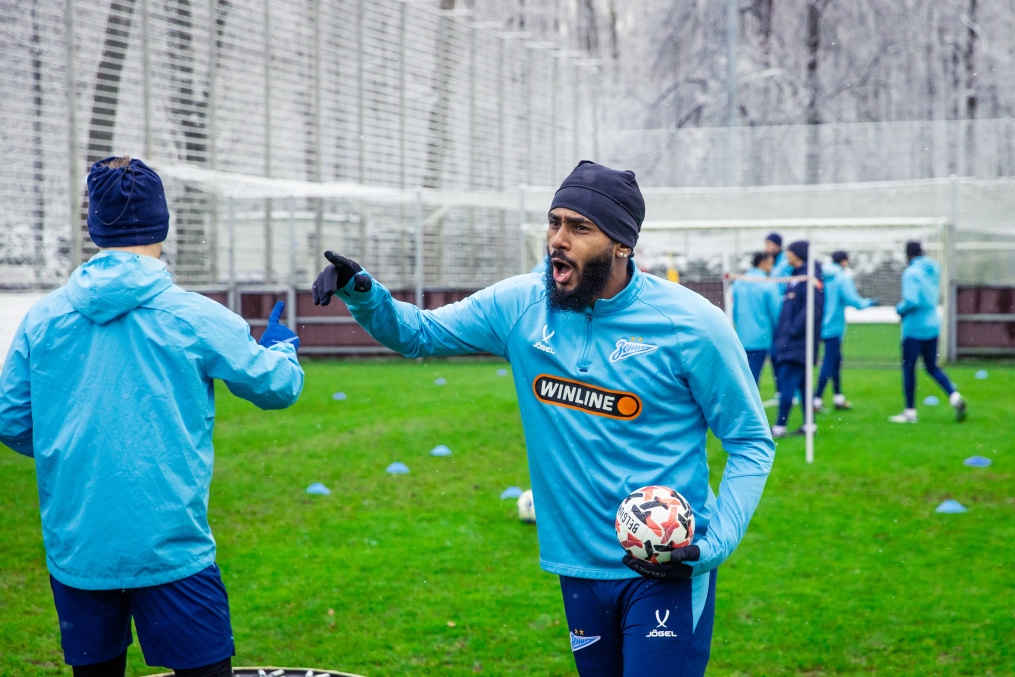 Тренировка «Зенита» перед матчем с «Пари НН»