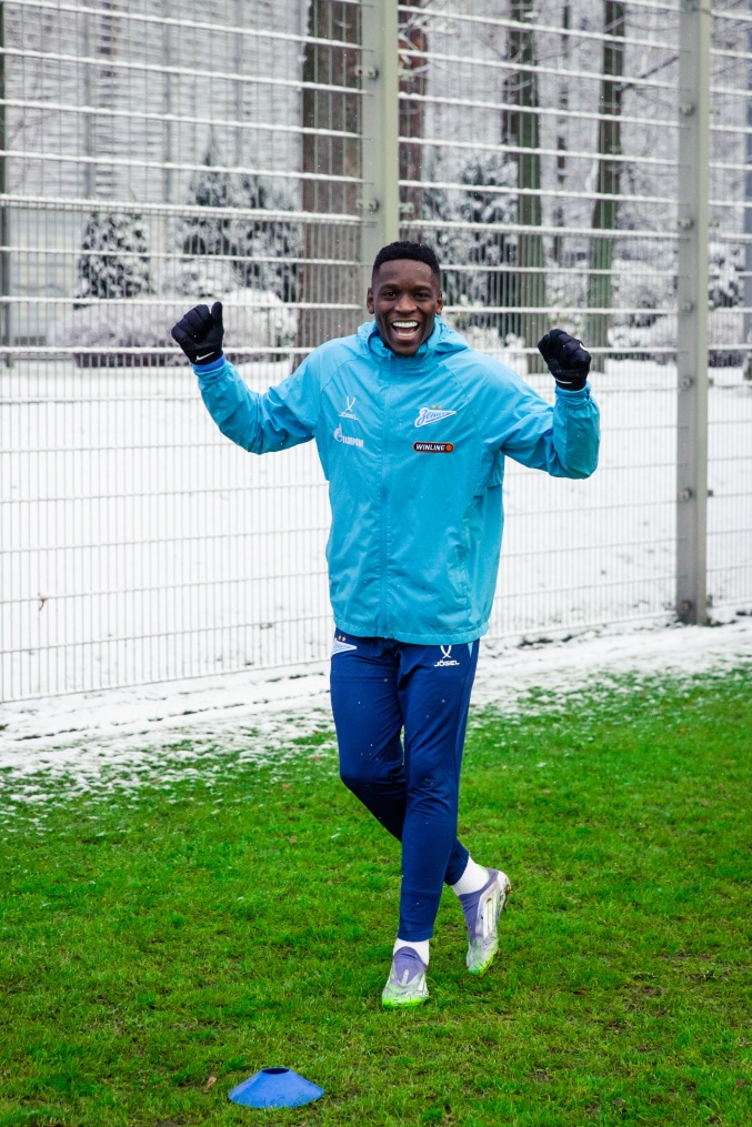 Тренировка «Зенита» перед матчем с «Пари НН»