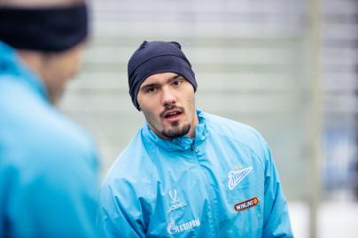 Тренировка «Зенита» перед матчем с «Пари НН»