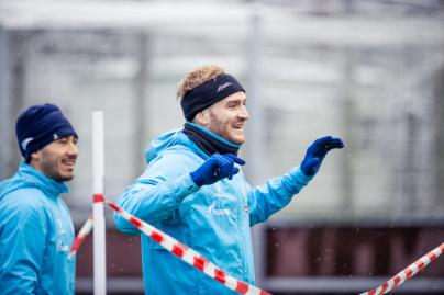 Тренировка «Зенита» перед матчем с «Пари НН»