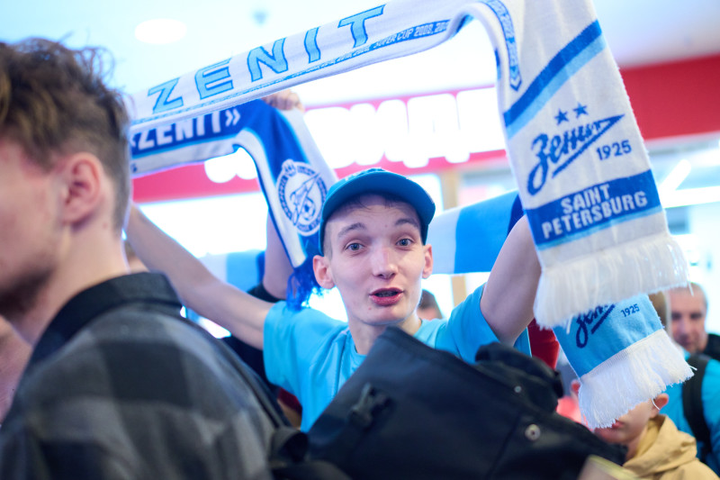 Открытие фирменного магазина ФК «Зенит» в ТРЦ «Галерея»