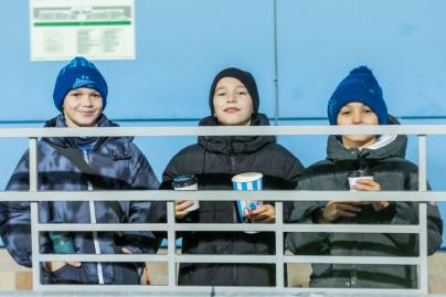 Болельщики на матче «Зенит»-м — «Локомотив»-м