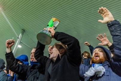 Болельщики на матче «Зенит»-м — «Локомотив»-м
