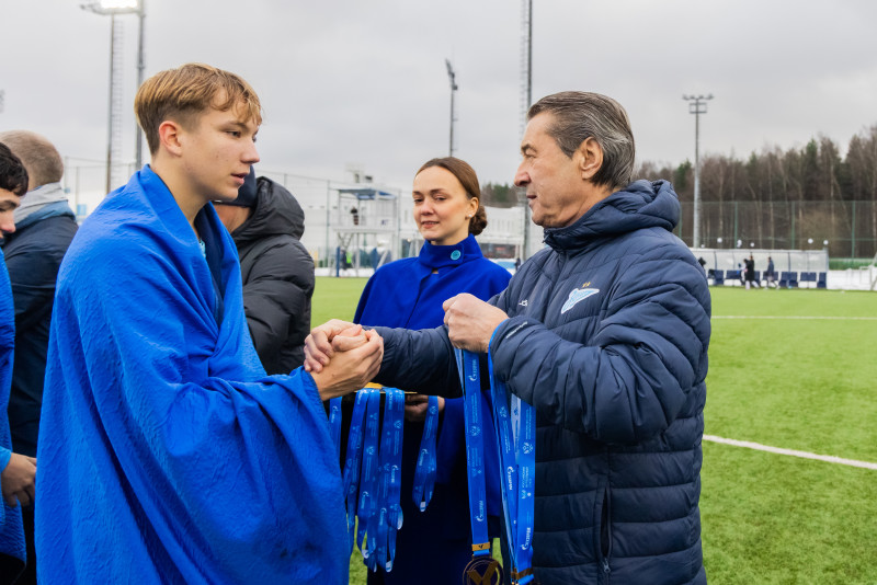 Награждение «Зенита» U-16 по итогам сезона 2025 ЮФЛ-3