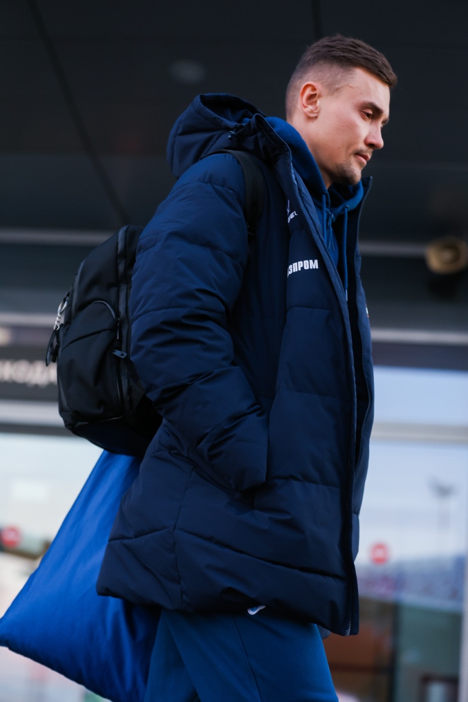 Вылет команды на матч с ФК «Пари НН»