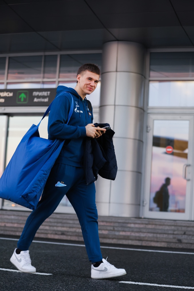 Вылет команды на матч с ФК «Пари НН»