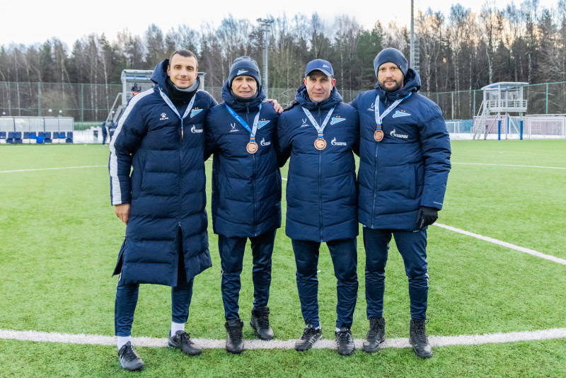 Награждение «Зенита» U-17 по итогам сезона 2025 ЮФЛ-2