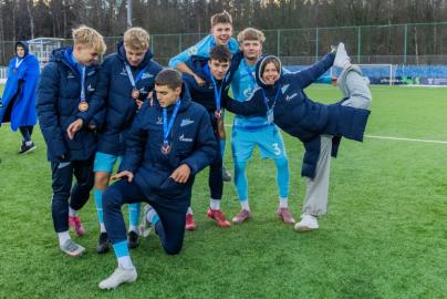 Награждение «Зенита» U-17 по итогам сезона 2025 ЮФЛ-2