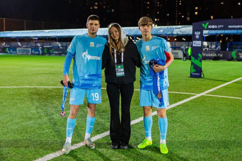 Награждение «Зенита» U-18 по итогам сезона 2025 ЮФЛ-1
