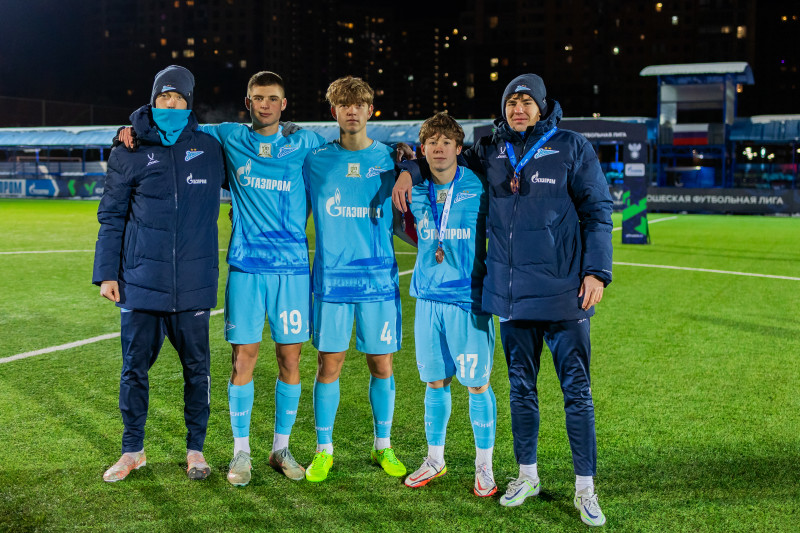 Награждение «Зенита» U-18 по итогам сезона 2025 ЮФЛ-1