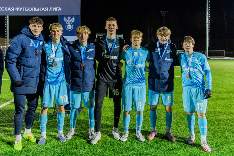 Награждение «Зенита» U-18 по итогам сезона 2025 ЮФЛ-1