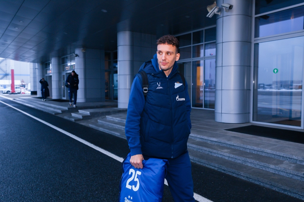 Вылет «Зенита» на кубковый матч с «Динамо» (Москва)