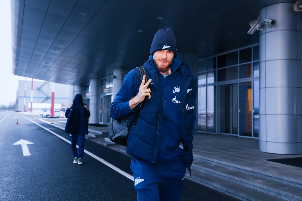 Вылет «Зенита» на кубковый матч с «Динамо» (Москва)