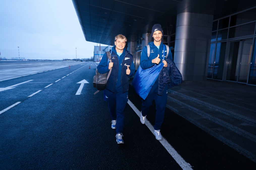 Вылет «Зенита» на кубковый матч с «Динамо» (Москва)