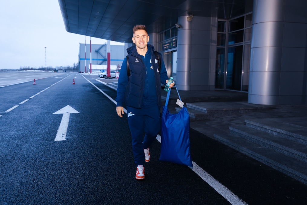 Вылет «Зенита» на кубковый матч с «Динамо» (Москва)