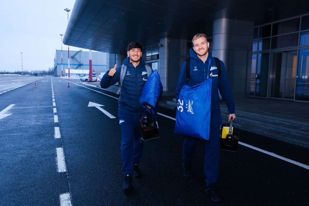 Вылет «Зенита» на кубковый матч с «Динамо» (Москва)