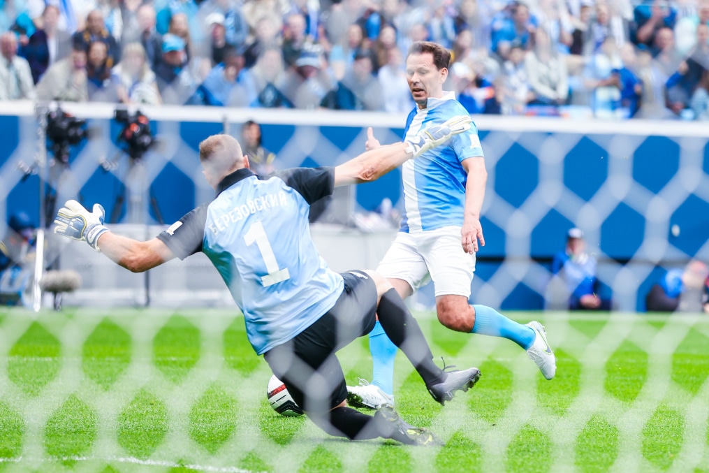 Матч легенд «Зенита» при поддержке Winline