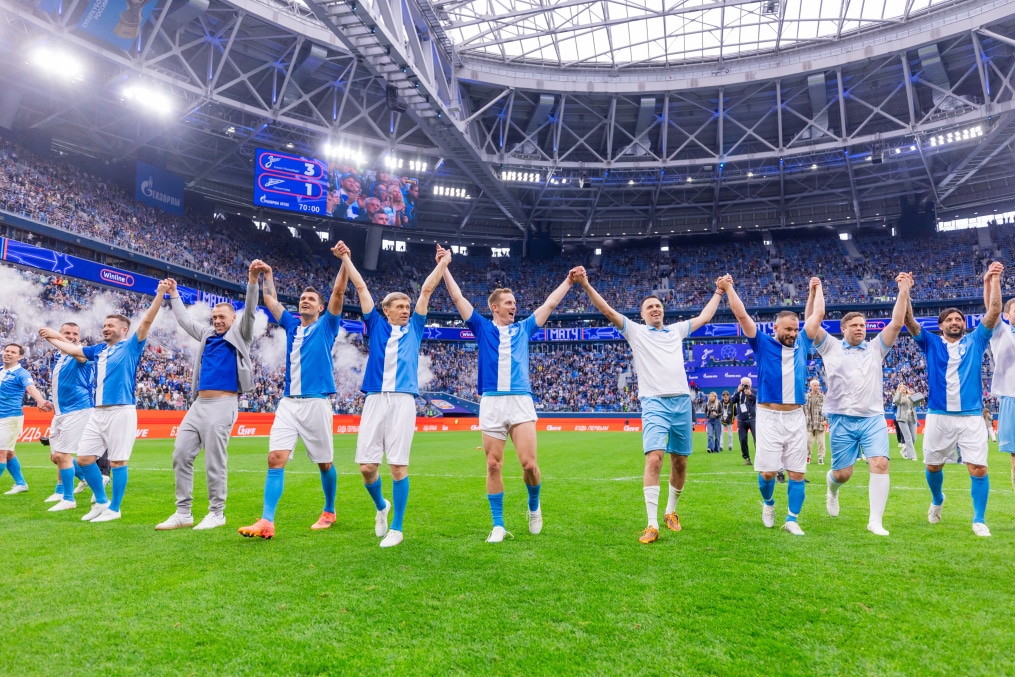 Матч легенд «Зенита» при поддержке Winline