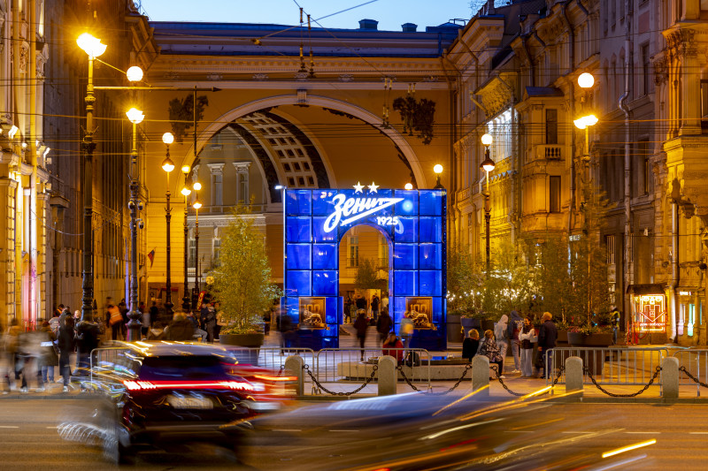 Арт объект к столетию клуба — «Арка Зенита»