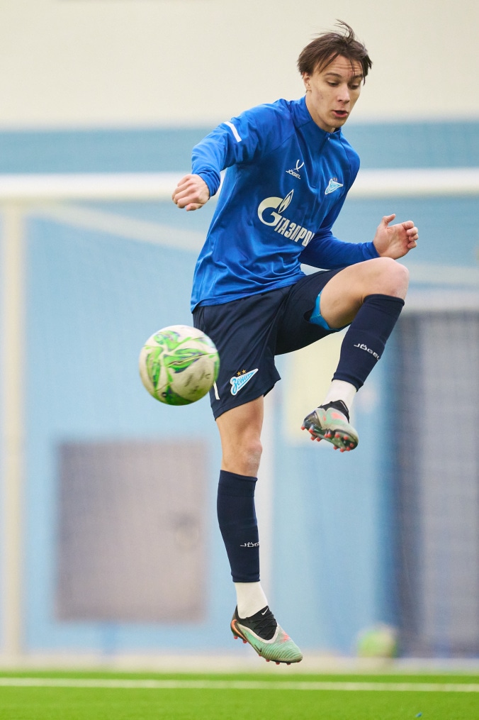 Первая тренировка «Зенита»-м в сезоне-2026