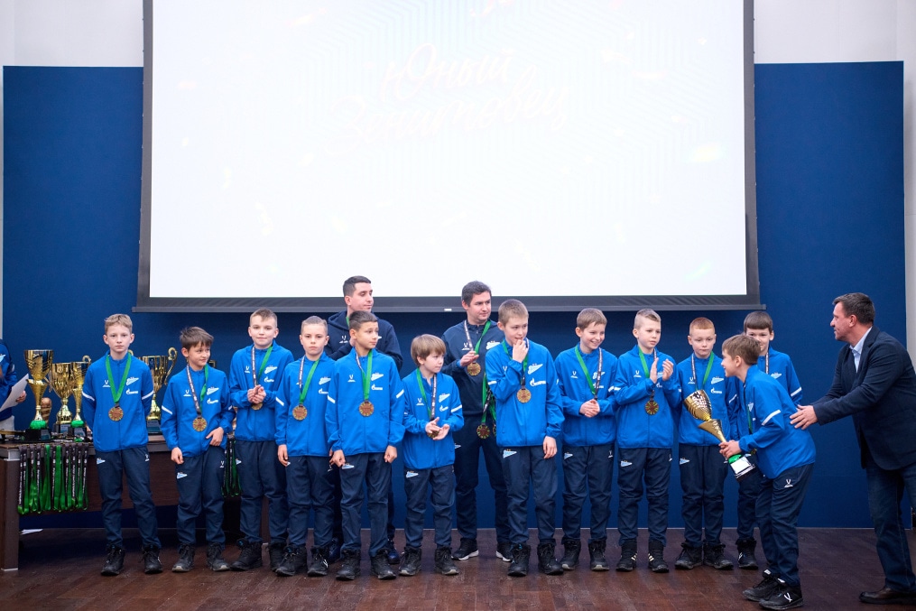 Награждение юношеских команд «Зенита» по итогам сезона 2025 года Первенства города