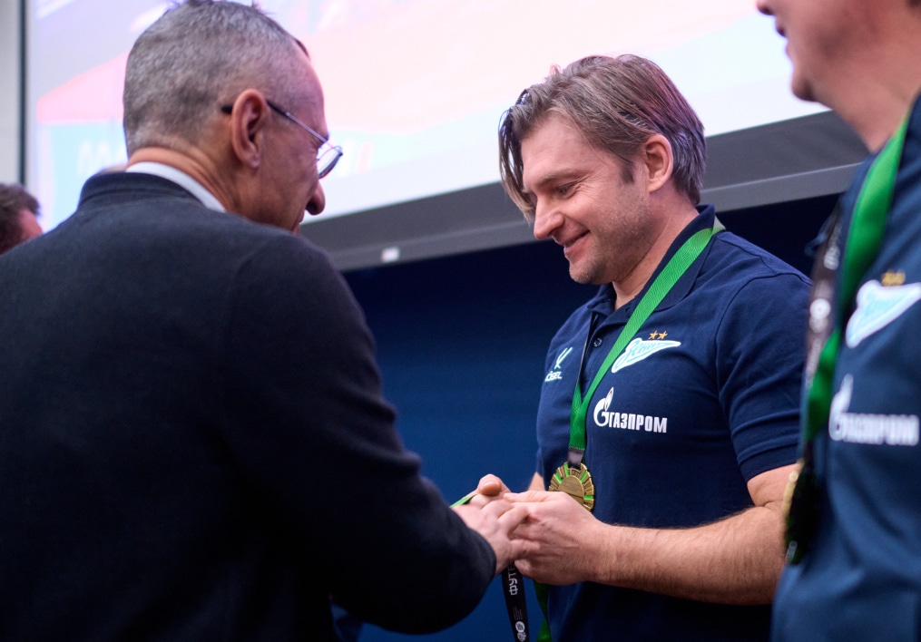 Награждение юношеских команд «Зенита» по итогам сезона 2025 года Первенства города