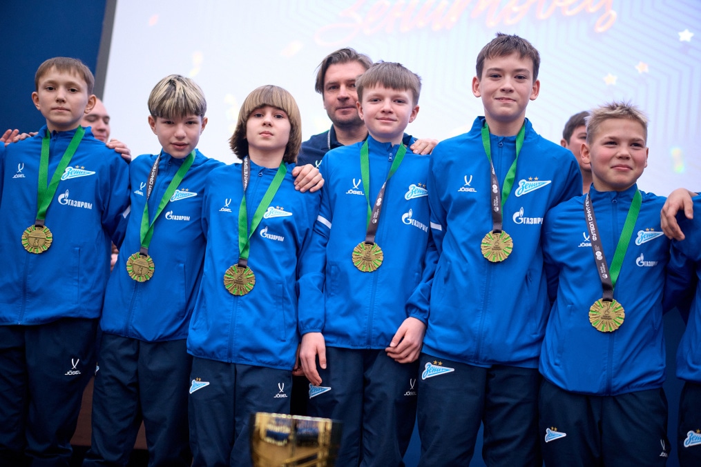 Награждение юношеских команд «Зенита» по итогам сезона 2025 года Первенства города