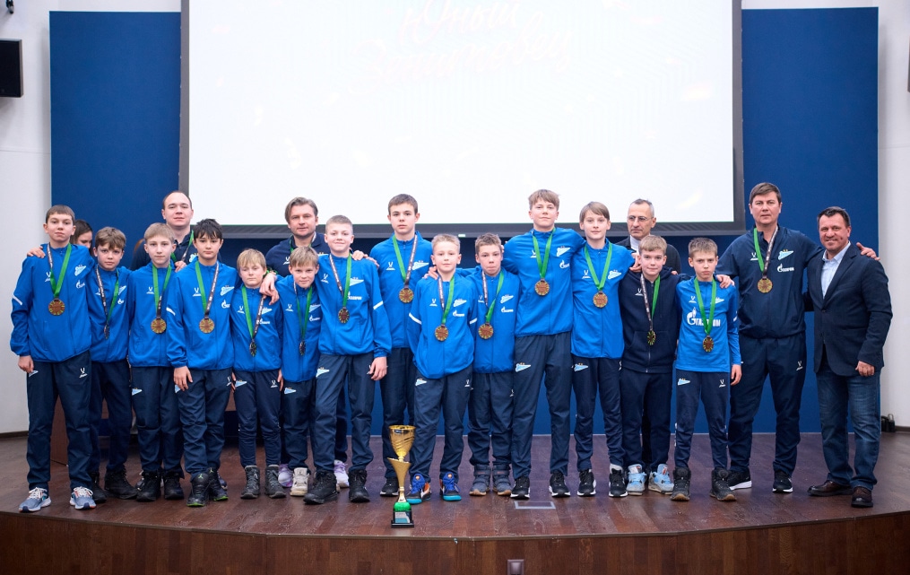 Награждение юношеских команд «Зенита» по итогам сезона 2025 года Первенства города