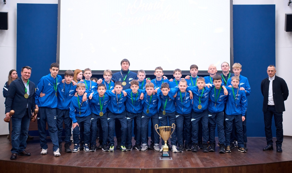 Награждение юношеских команд «Зенита» по итогам сезона 2025 года Первенства города