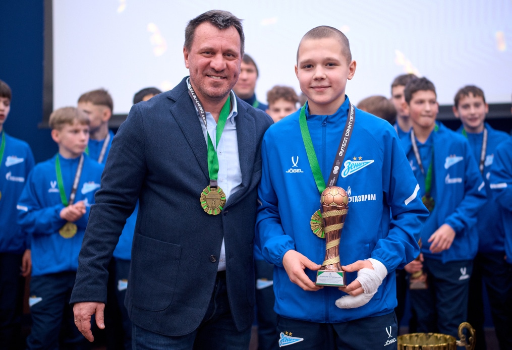 Награждение юношеских команд «Зенита» по итогам сезона 2025 года Первенства города