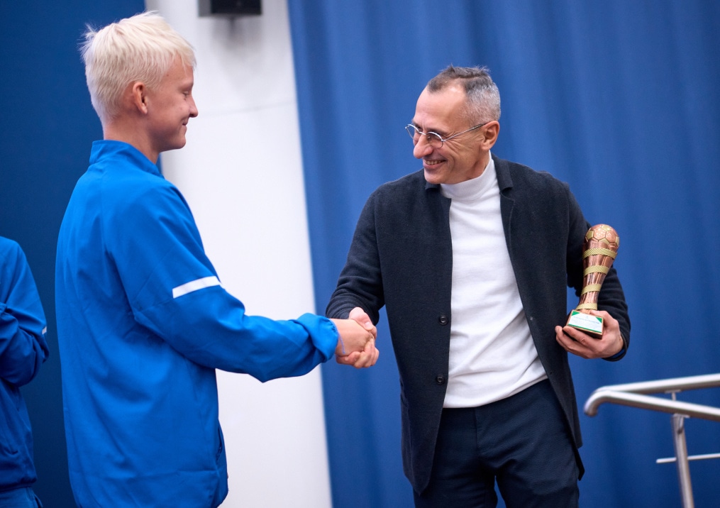 Награждение юношеских команд «Зенита» по итогам сезона 2025 года Первенства города